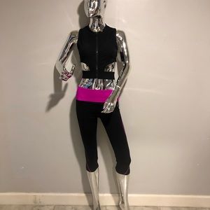 Black Sports Top, S